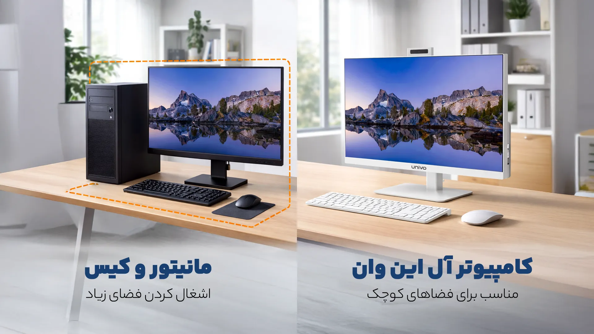 خرید کامپیوتر آل این وان یونیوو ساخت ایران
